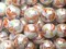 GELATO White/Orange/Yellow Glass Marbles 25mm (1 inch) SHOOTER Taw Lot